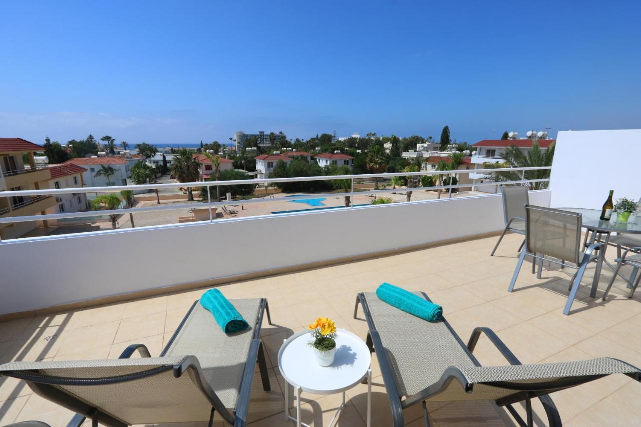 Nissi 3 Amazing Sea View Apartment Ayia Napa Eksteriør billede